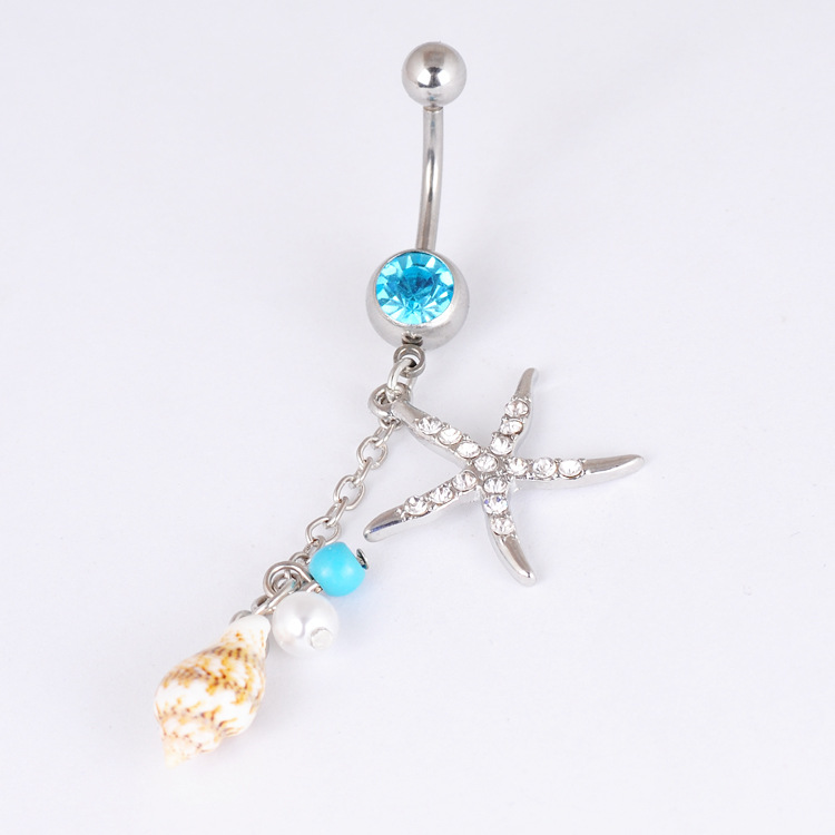 Nuovi gioielli Pierci intarsiati con diamanti, orecchini a bottone per ombelico, orecchini a bottone per sopracciglio e labbra, all'ingrosso_voghion.com