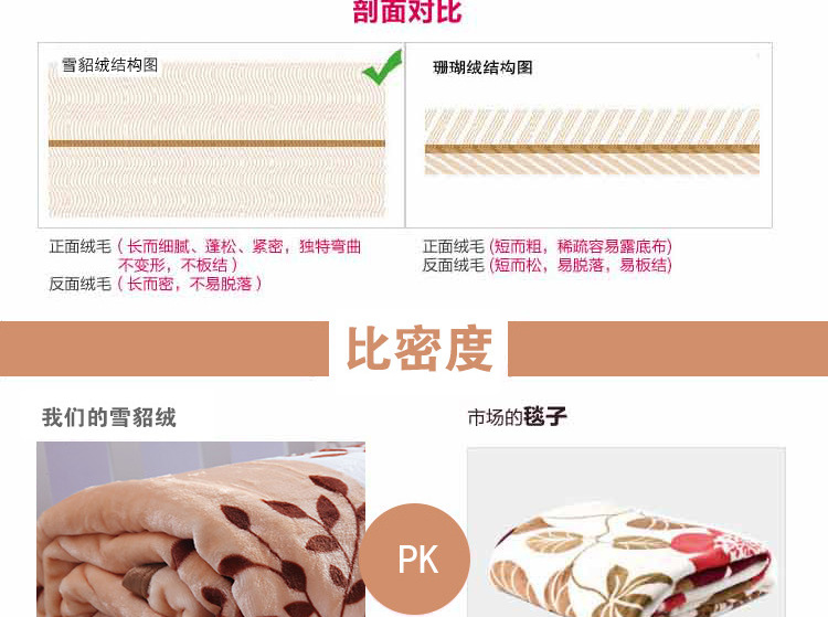 雪貂绒毛毯_懒人图_发财树_13