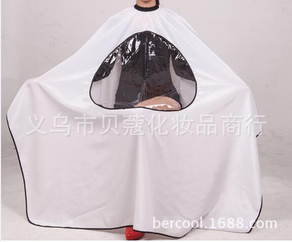 Mobile Phone Visible Barber Apron Hair Salon Hair Cutting And Dyeing Apron Transparent Visible Mobile Phone Apron