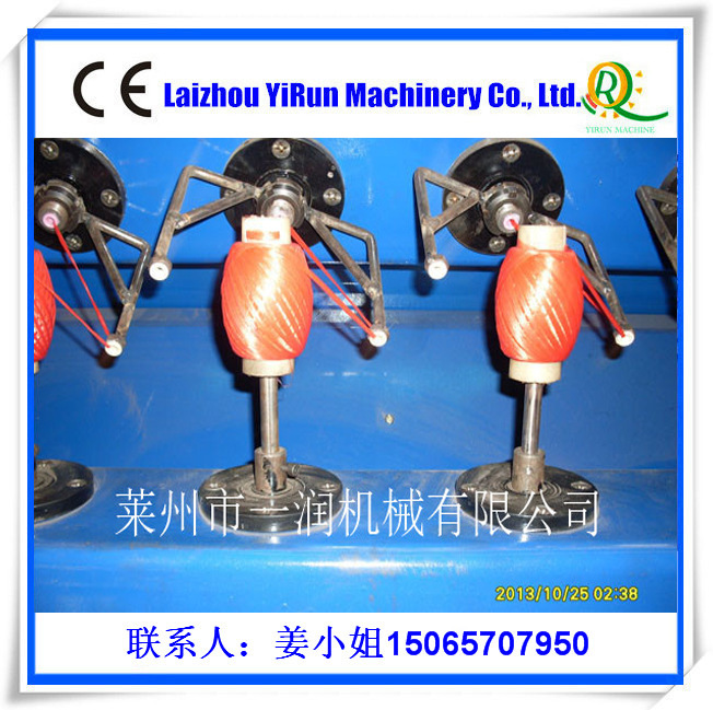 多锭草球机 PLC控制多头草丙球机数控麻球绕线卷团机