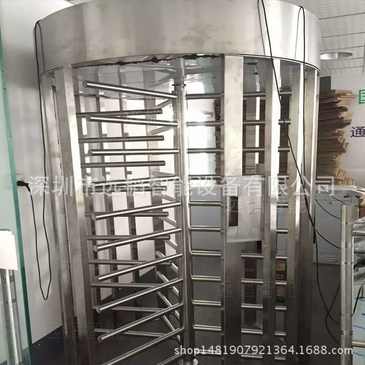 监狱全高十字闸 工地刷卡全高闸 工厂人行通道闸机 全高平移闸门