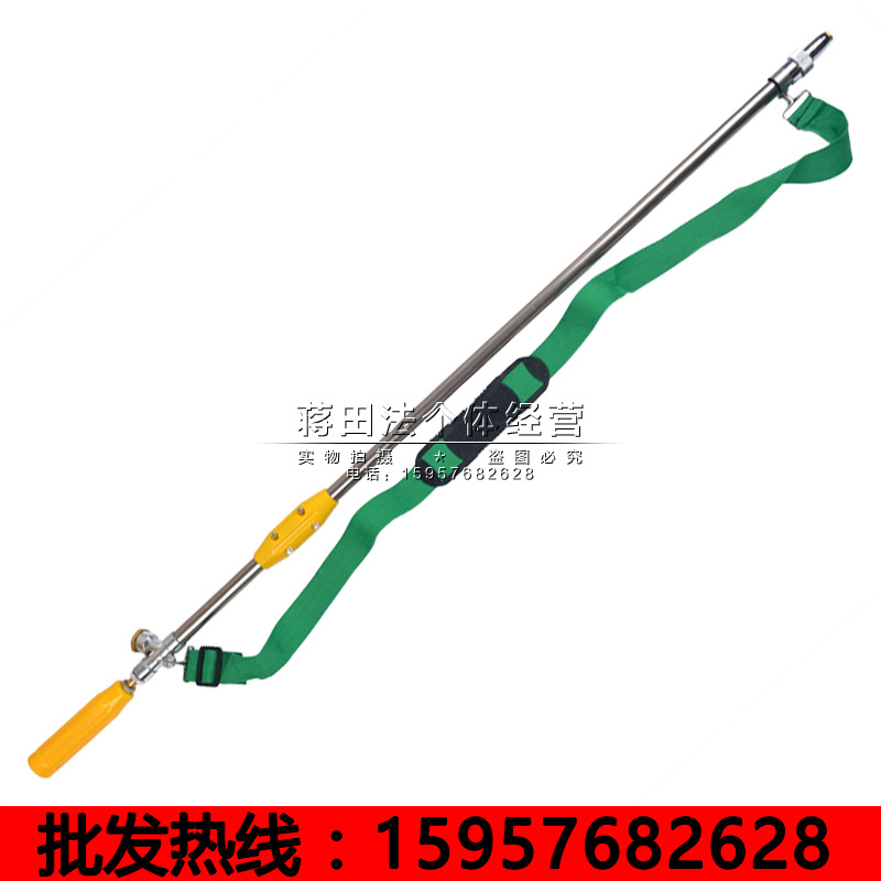 园林农用喷雾器打药枪高压柱塞泵117CM可调远程喷枪 陶瓷喷嘴喷头