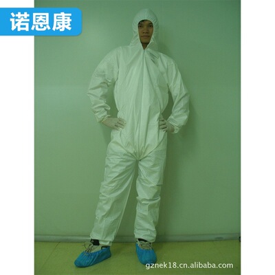 厂家直销专业防护服 一次性无纺布隔离服批发  透气膜医学防护服|ru