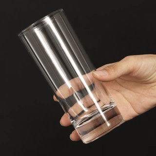 耐热透明玻璃水杯烈酒杯啤酒果汁杯直身杯KTV酒店透明水杯子批发