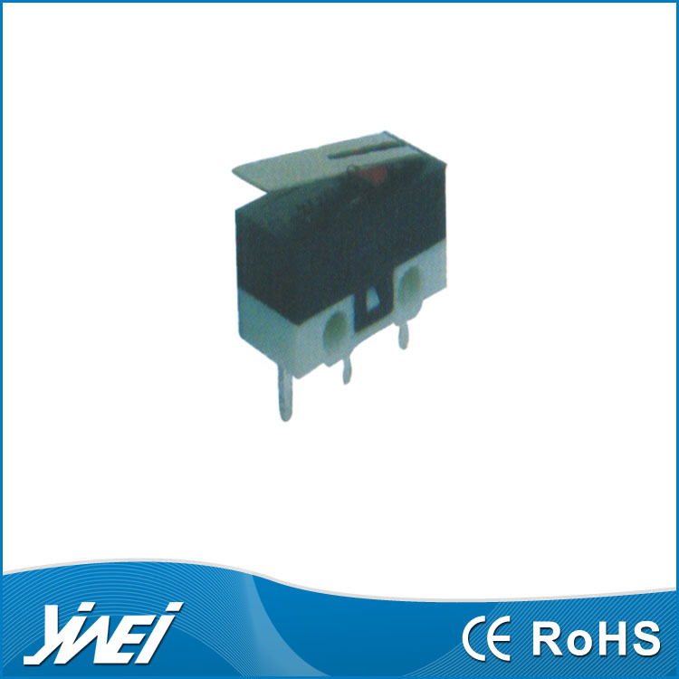 带柄鼠标微动MSW-22铜点普通银触点3只脚超小型微动开关 YW3-102