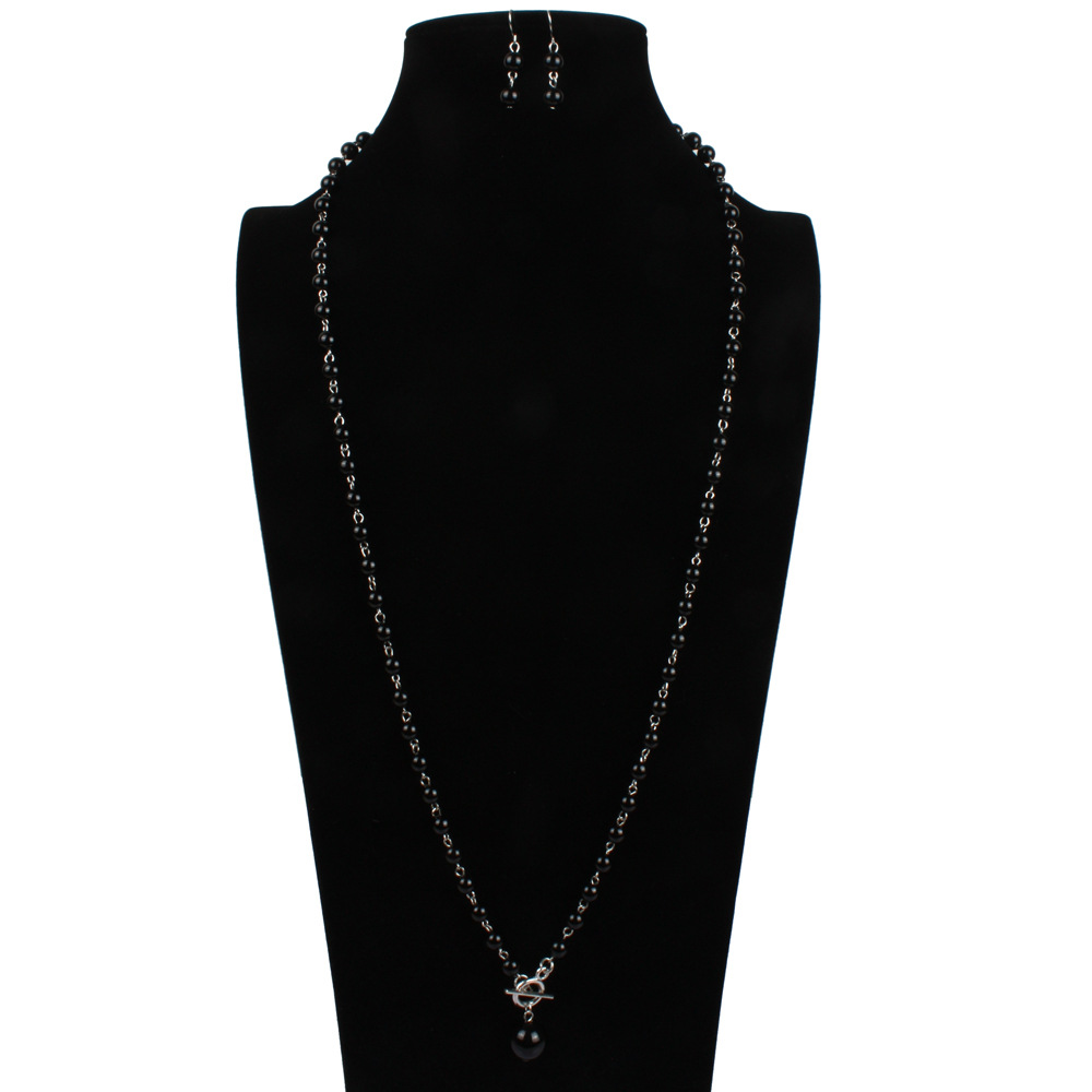 Occident and the United States pearlNecklace Set (red)NHCT0061-red