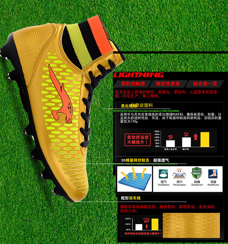 Chaussures de football - Fonction de pliage facile - Ref 2443961 Image 57