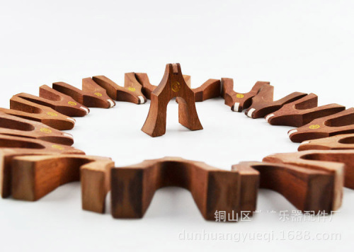 Guzheng Movable Bridge, Guzheng Bridge, Natural Wood Color, Rosewood Guzheng Bridges Wholesale