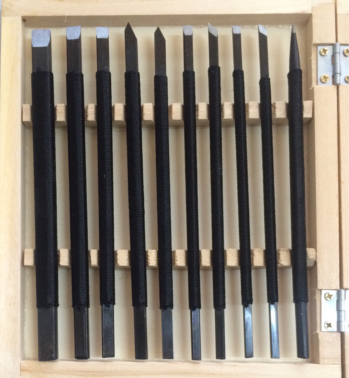 正品啄木鸟篆刻刀/石刻刀PM410/十支木盒套装学生篆刻刀雕刻刀