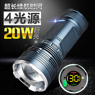 F25 20W White yellow light source Fishing Lights 12 charge Removable Battery Dimming Night fishing lights
