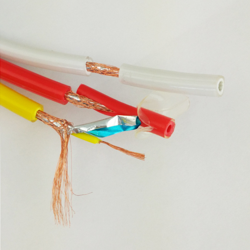 B3665 AV音视频线三对三红黄白av线散线六头影音AV工程预埋线