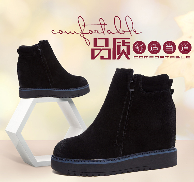 Bottes femme OU YANER en En cuir - Ref 3355319 Image 12