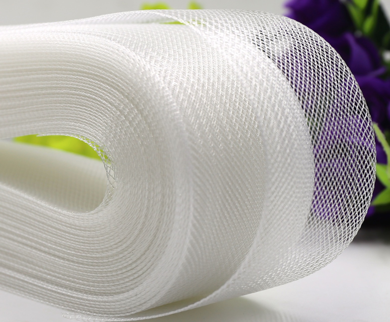 7cm硬网鱼骨粗丝加硬弹力网带婚纱舞蹈裙衬下摆服装辅料