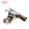 38mm stainless steel round head ticket clip iron folding office stationery metal bill clip financial clip