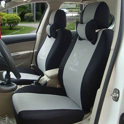car scooter Four Seasons universal – Universal seat cover - snoopy-black-and-gray-universal