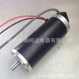 厂家直销 直径63mm永磁直流电机 带刹车 编码器 闭环有刷电机