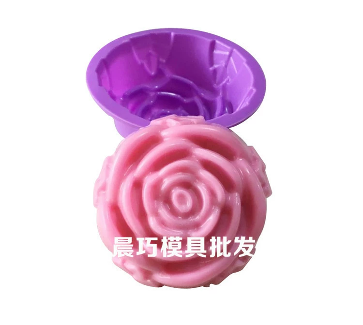 handmade soap contains rose, heat-resistant soap mold, 60 ml