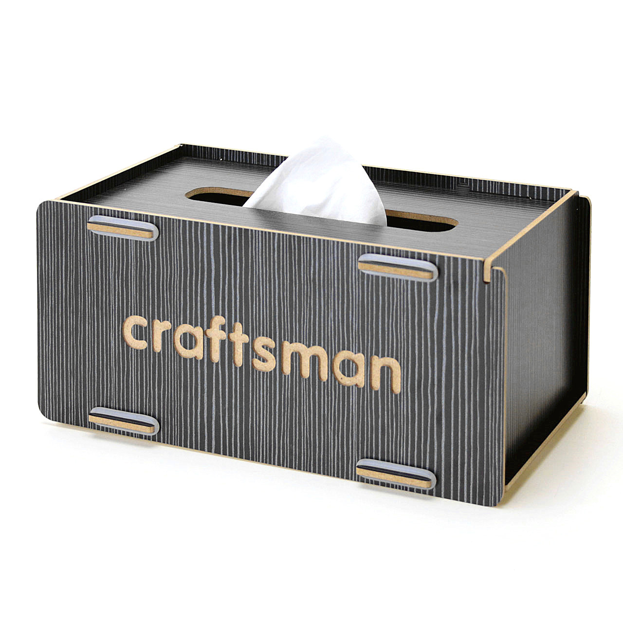 craftsman艺匠创意木质桌面收纳盒客厅车载抽纸盒纸巾盒A016|ru