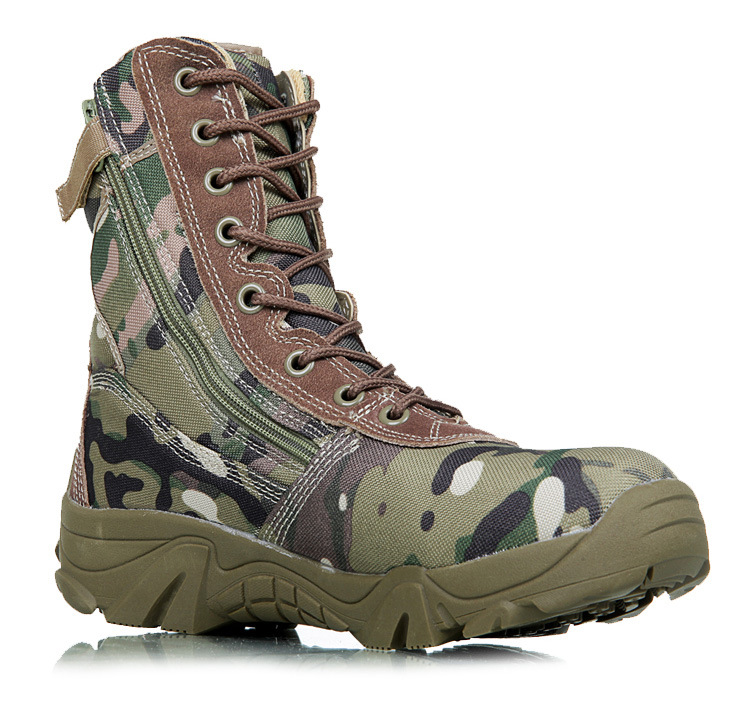 Boots militaires pour homme en nylon - Ref 1399342 Image 15