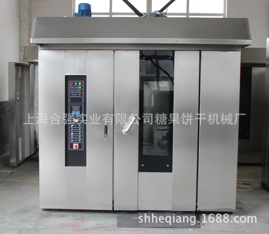 厂家生产32盘蛋糕烤炉 柴油热风循环炉 合强面包烤箱 单台车烤炉