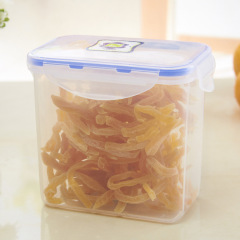 Wholesale plastic food storage box 1100ML refrigerator cabinet seal box microwave bento box wholesale JS-522