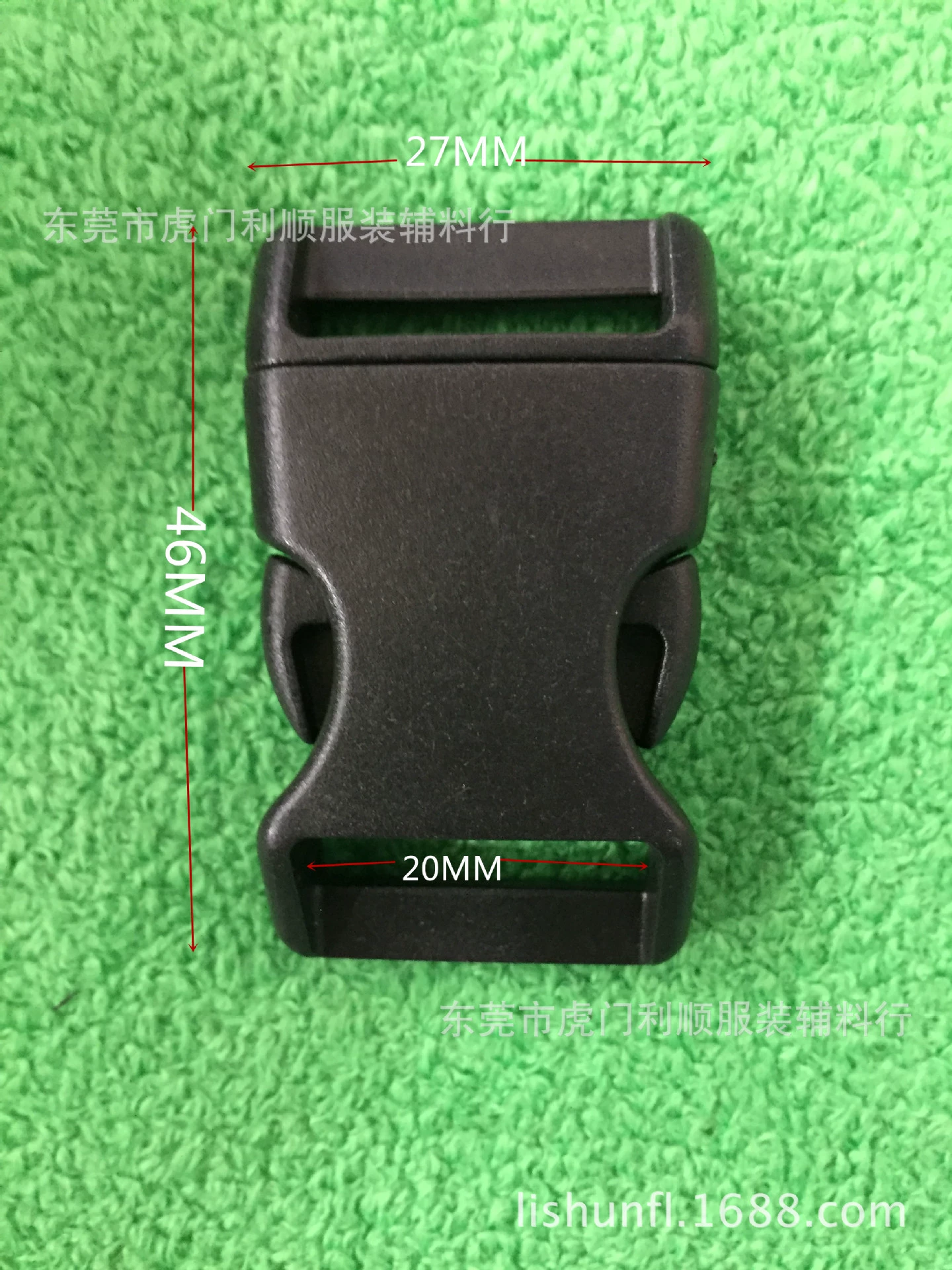 Готовая пластиковая лента для багажа от производителя, 20 мм, изогнутая пряжка с одним вытяжкой, 6-точечная пряжка, пряжка для сандалий 2 см