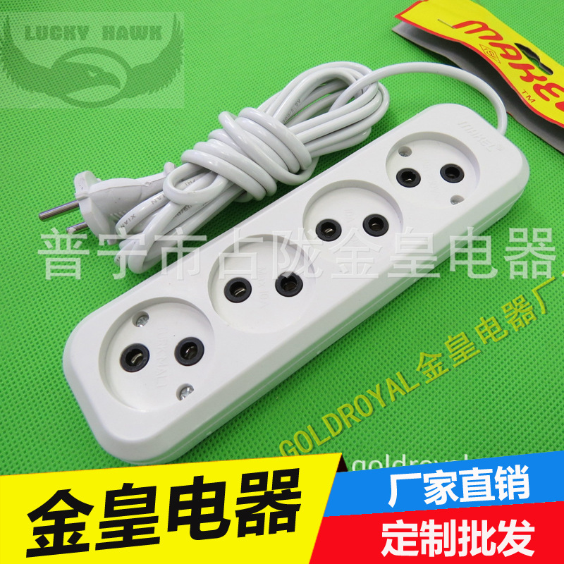 中东阿尔及利亚俄罗斯MAKEL 马克MK-4位带线插座 土尔其插座