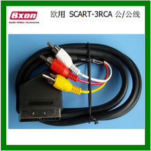 �F؛���� SCART TO 3RCA CABLE 1.2m RCA�b�� ����7mm