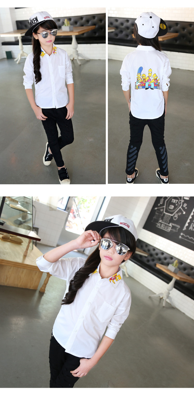 Chemise fille à manche longue - Ref 2086219 Image 14