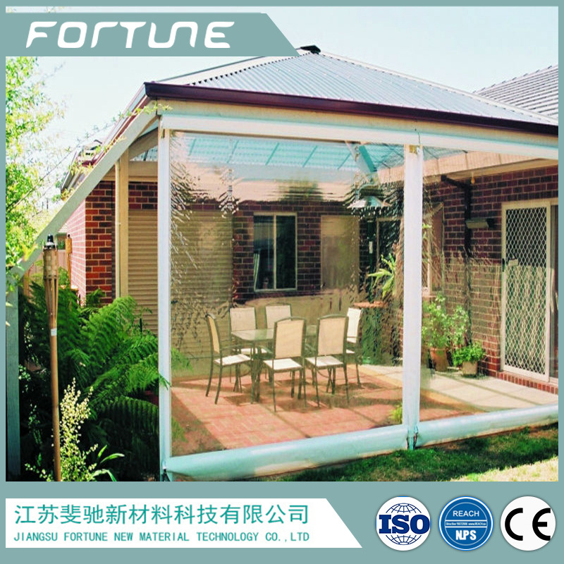 PVC软膜塑料加厚户外软玻璃阳光房隔断门帘抗老化阻燃无毒耐寒热