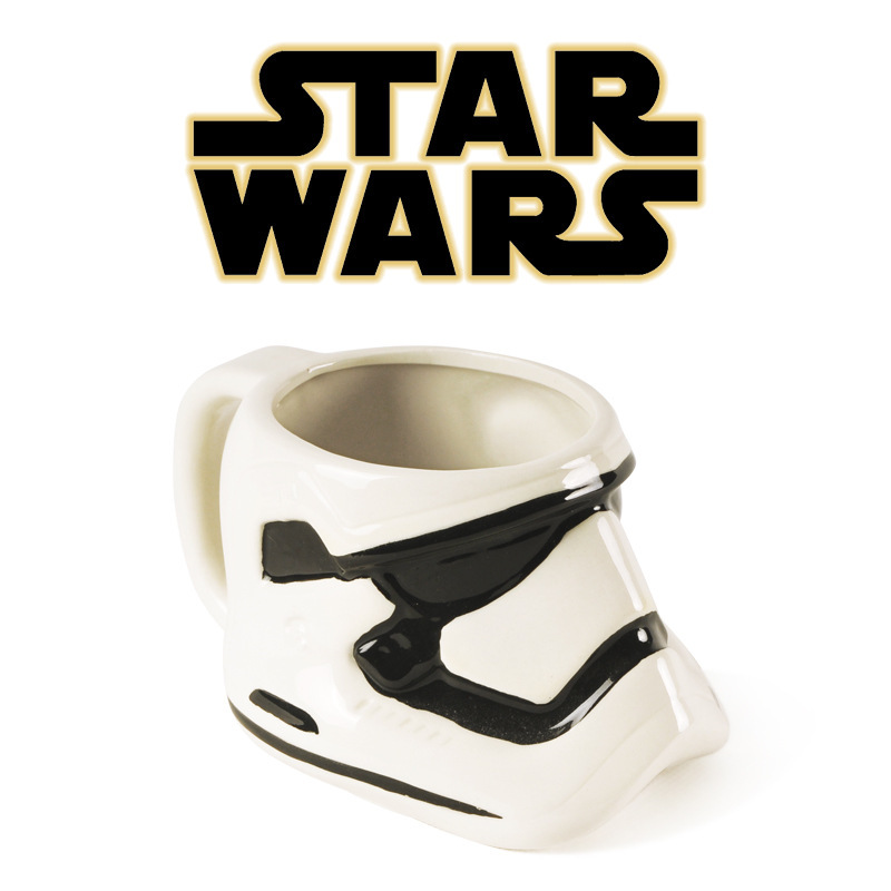 Ceramic Star Wars Mug Star Wars Water Cup Black Samurai Cup White Soldier Ceramic Mug