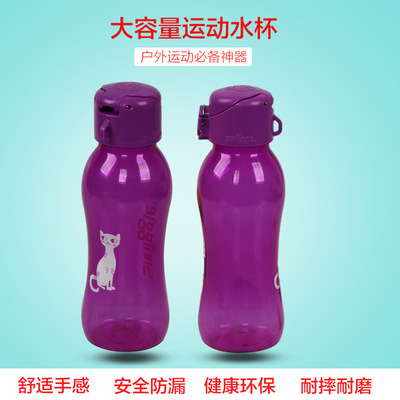 厂家高档户外运动水杯创意 旅游精美太空杯子大容量运动喷雾杯|ms