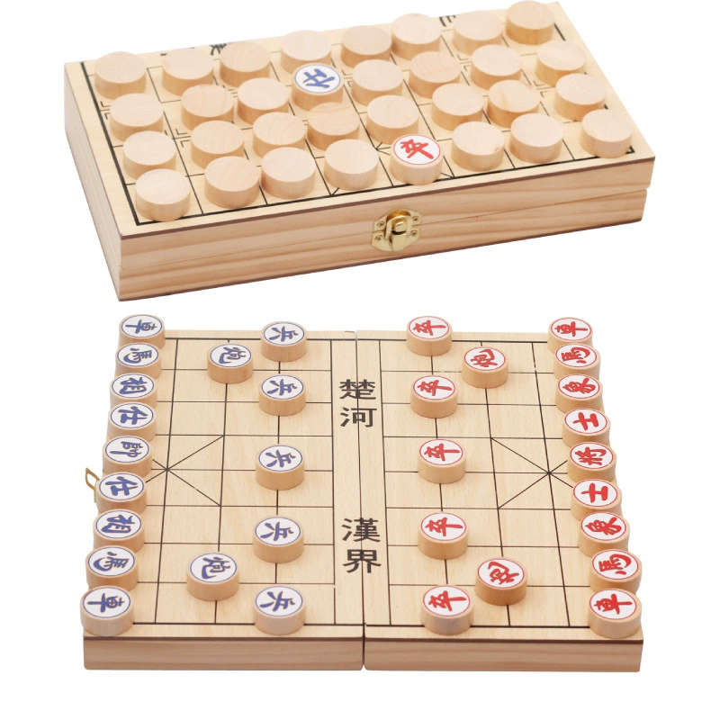 Wooden toy, Chinese folding foldable chess