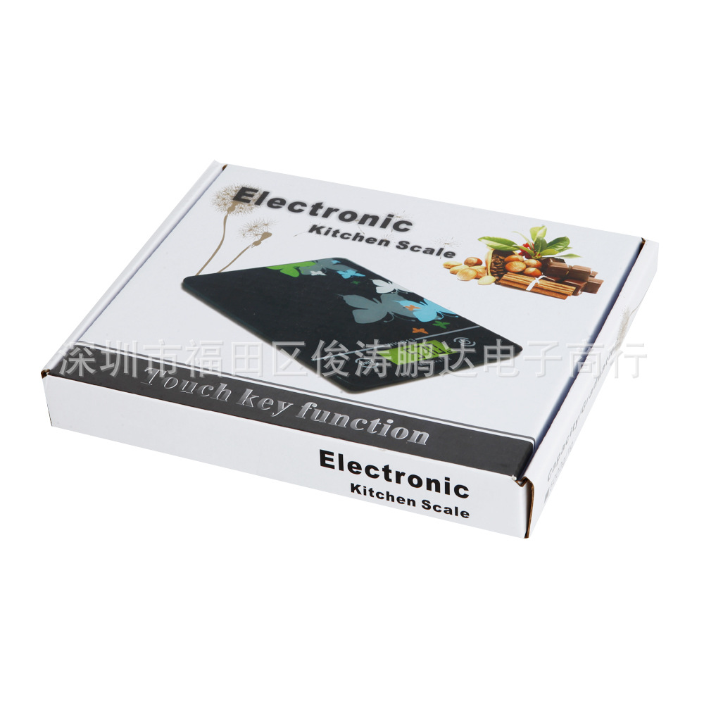 威衡WH-B13夜光触摸玻璃厨房秤 电子称 烘焙秤 食品称5kg