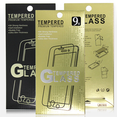 通用手机钢化玻璃膜包装盒 十合一保护防爆包装中性工厂现货直销|ru