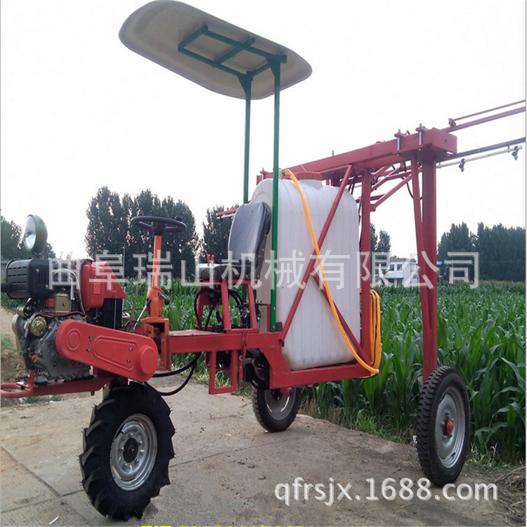 促销经济实用可拉管进地推车打药机 汽油大压力除虫打药机