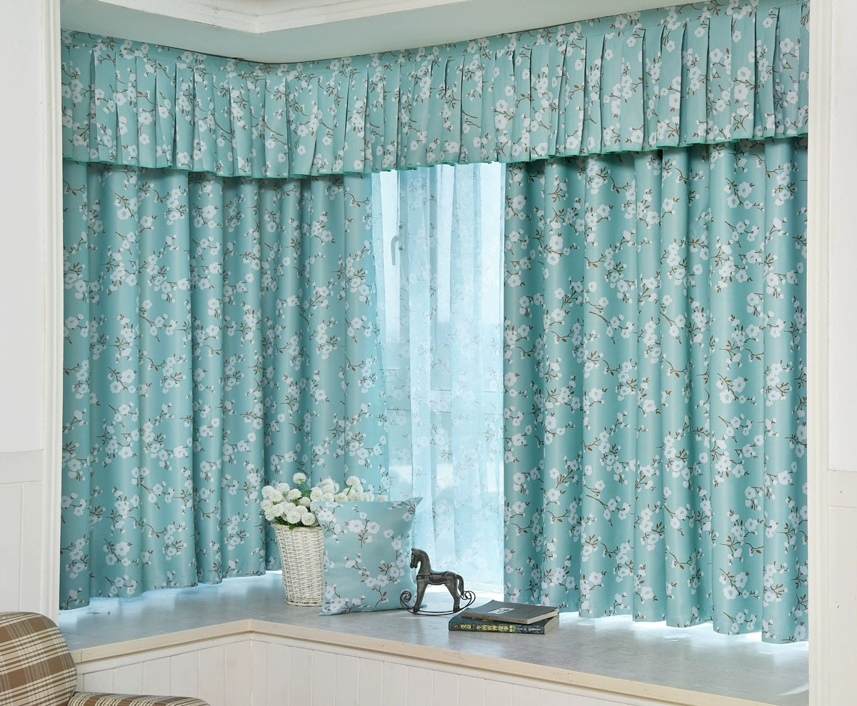 Черная шелковая шторы с принтом ткань curtains bed kapok гостиная спальня балкон занавес без разреза