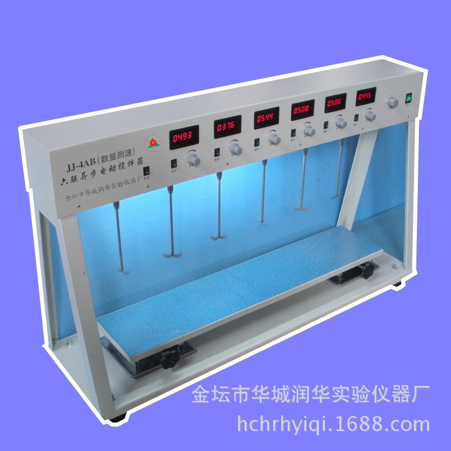 数显测速电动搅拌器JJ-4AB   六联异步多头电动搅拌器