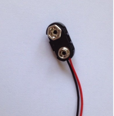 9V电池扣子 9V电池扣 9V电池座 (10CM长) 一字型电池扣 硬扣