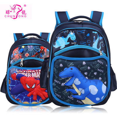 factory wholesale Spider-Man schoolbag Shoulders Spider-Man knapsack 3D Cartoon Children Backpack A generation of fat