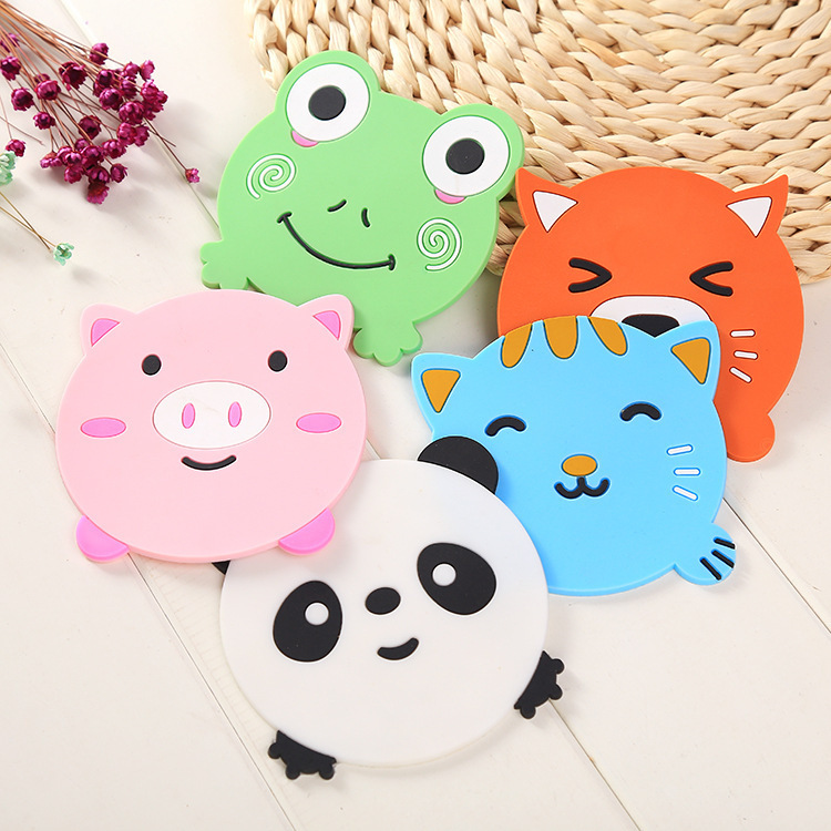 Creative Mignon Cartoon Animal Silicone Cup Résistant À La Chaleur display picture 2