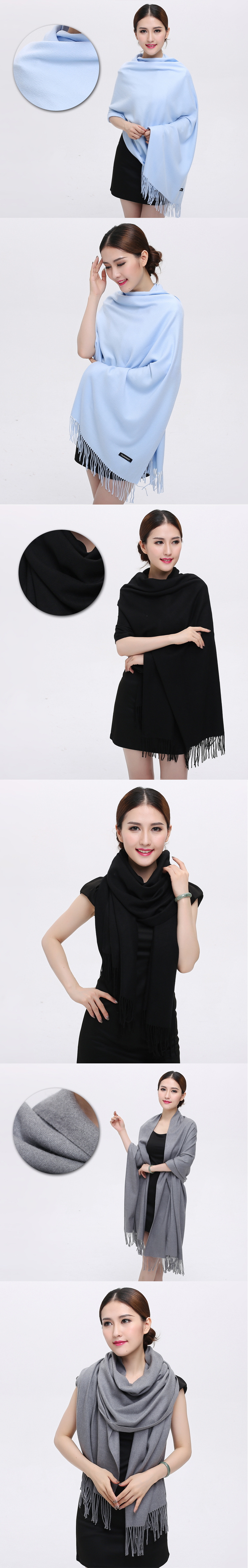 Chale pour femme YU XIULONG en Cachemire - Ref 3338830 Image 38