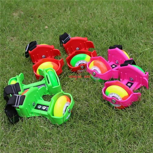 Hot Wheels Heelys shoes for adults and children, colorful PU luminous roller skating, popular flashing roller skating, cross-border models available