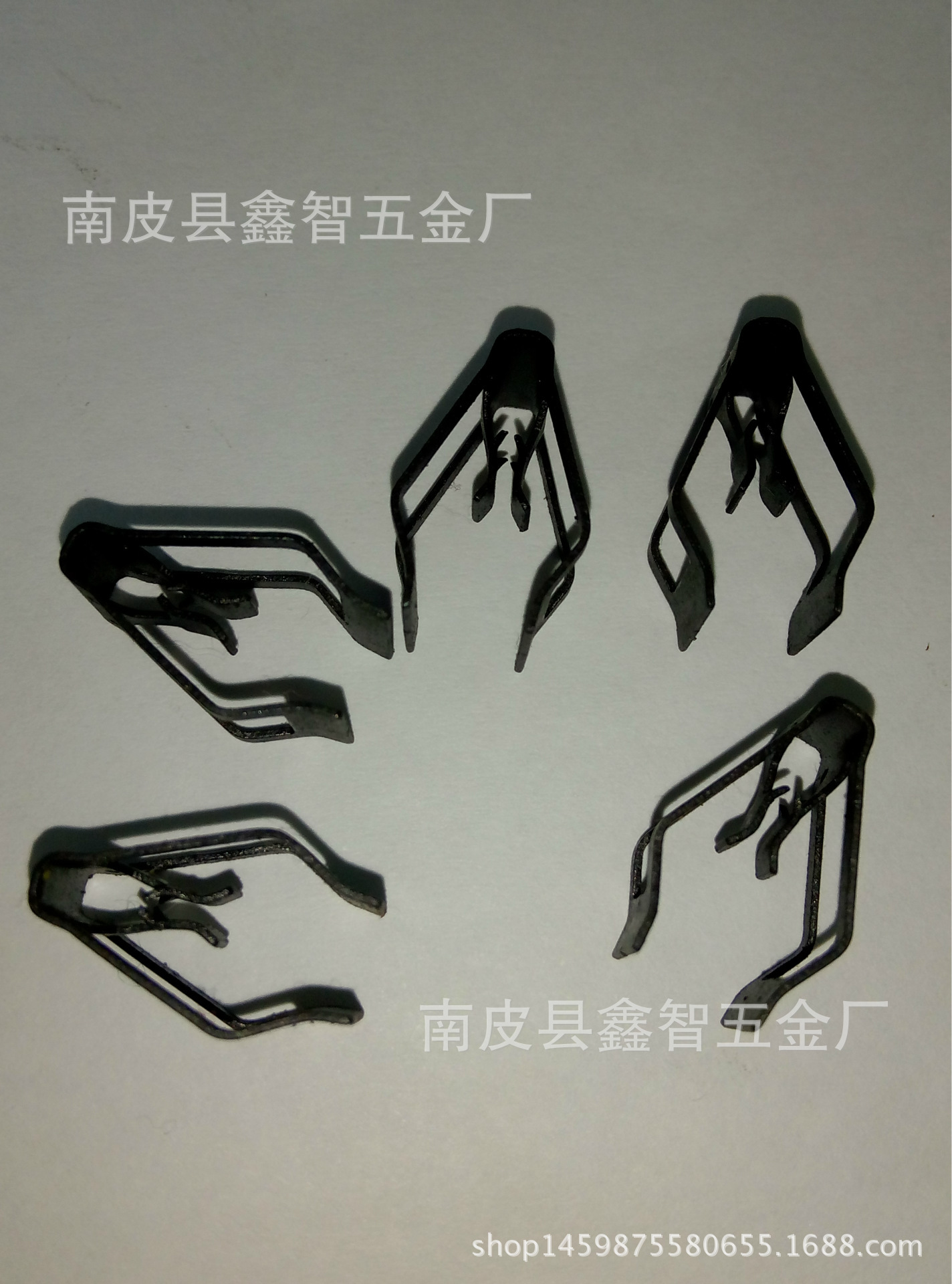 金属固定卡扣65锰卡子V型钢卡导航cd卡子