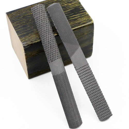 Four-in-one file, woodworking file, bench file, steel file, wood file, flat file, half-round file