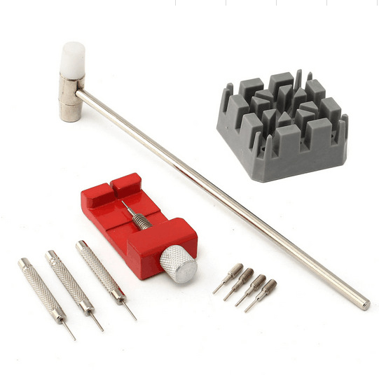 修表工具10件套套装  拆表带 可替换头  拆钢带 皮带 拆带器