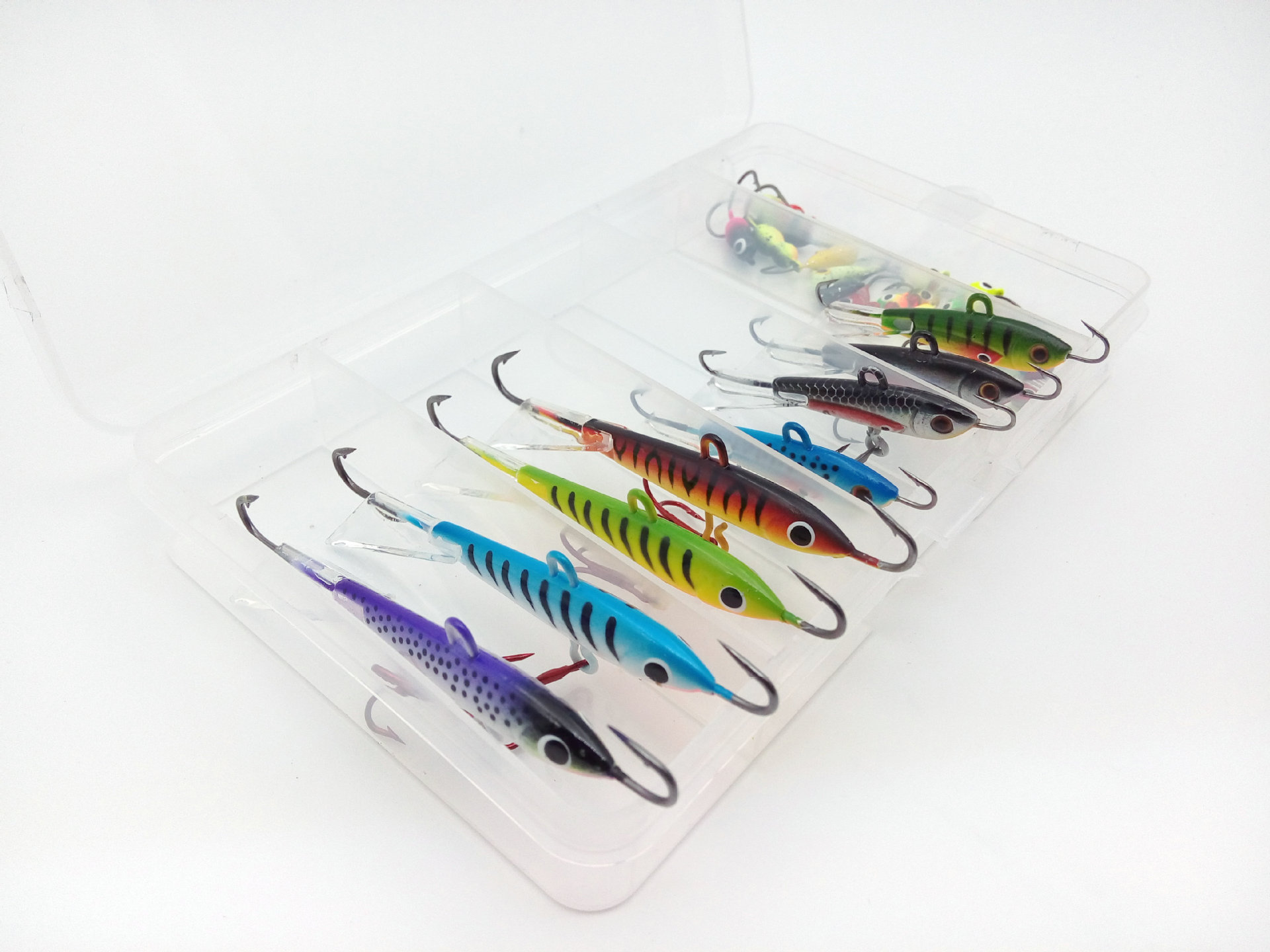 2020 Lure Kit With Boxes Fishing Lure Winter Ice Hard Bait Minnow Pesca