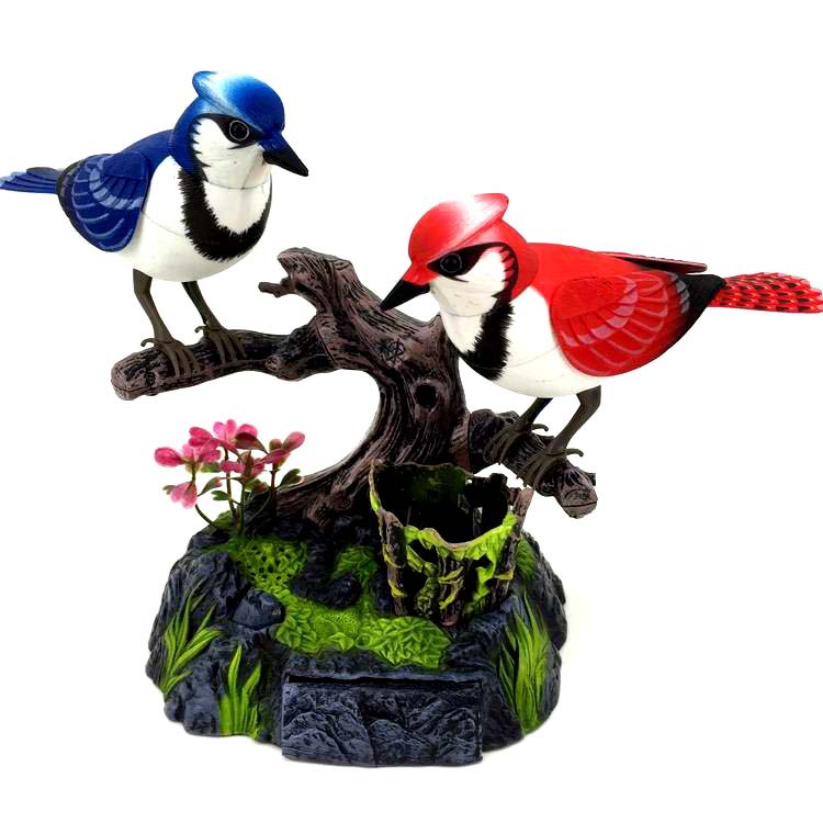 Pájaros de Juguete con Control de Voz Modelo 513 de Plástico Interactivo