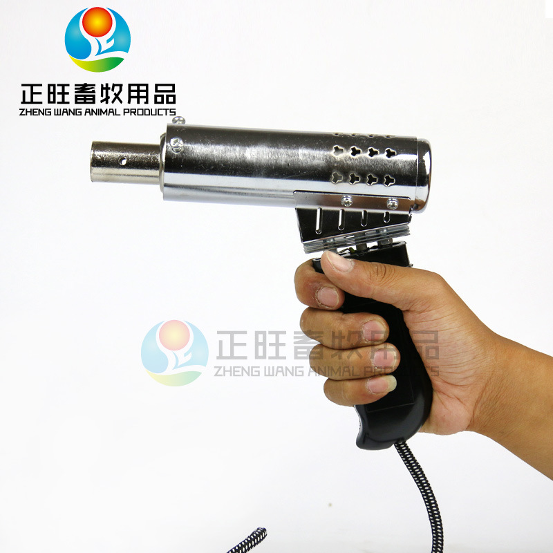 Decorador de cuernos para ganado, decorador de cuernos de cordero tipo pistola, acero inoxidable de cobre, decorador de cuernos sin sangre, decorador de calor eléctrico