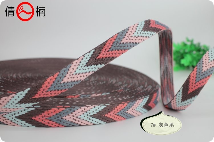22mm宽涤纶提花带